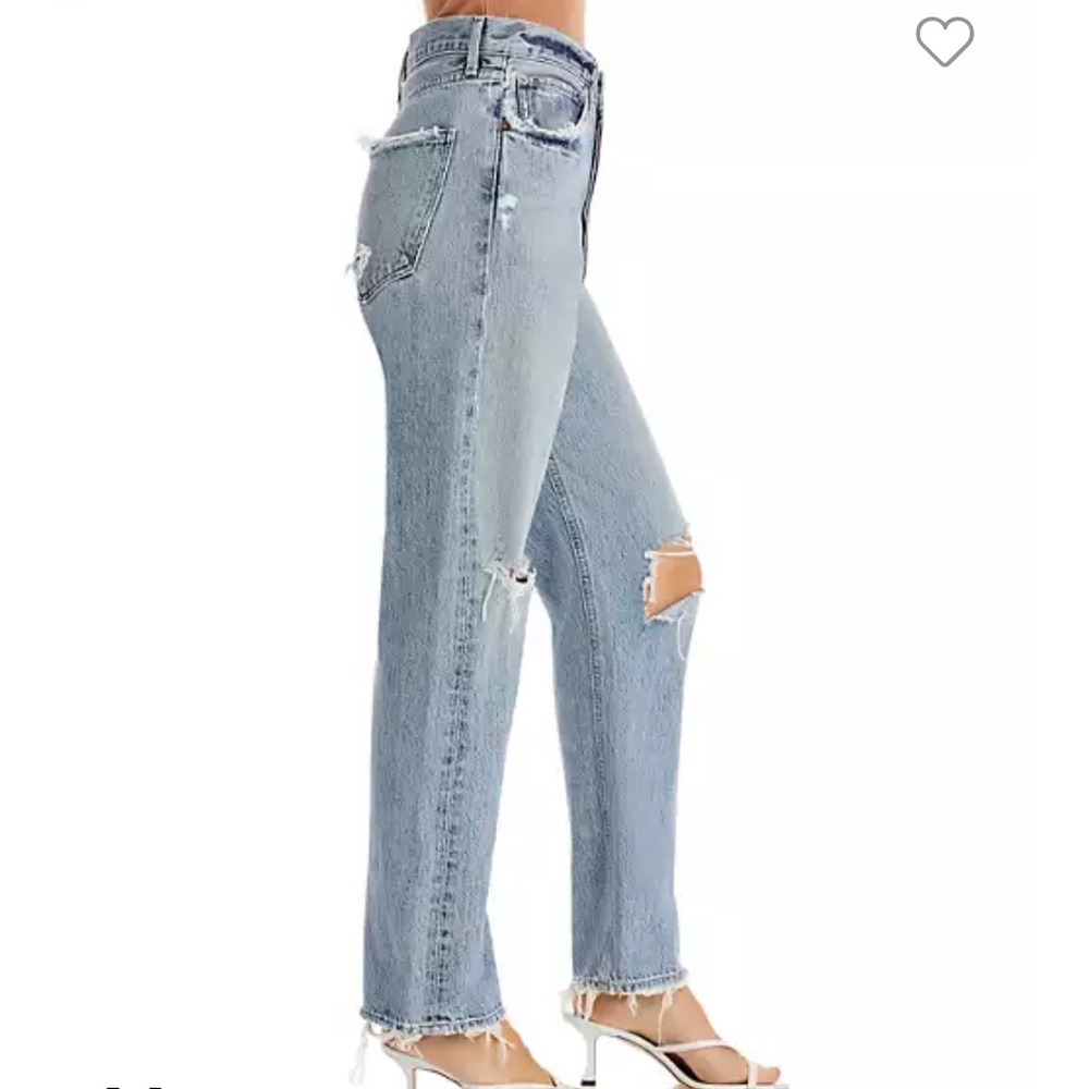 Agolde 90s Mid Rise Jeans in Isolate - Picture 3 of 5